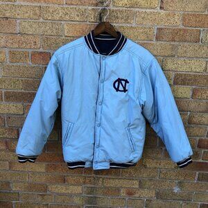 Vintage 1996 Mighty Mac Sports Reversible North Carolina UNC Varsity Jacket